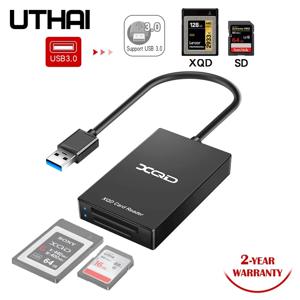 UTHAI Q02 Rocketek 다기능 Type-c-XQD 카드 리더기 USB 3.0 카드 리더기 M/G 메모리 카드는 최대 5Gbps 속도를 지원합니다.