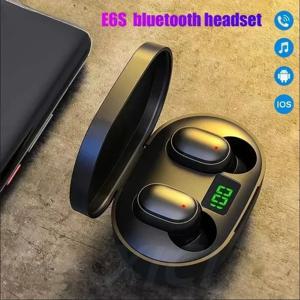 TWS E6S 무선 블루투스 이어폰, 노이즈 캔슬링 헤드셋, 마이크 포함 헤드폰, 샤오미 레드미