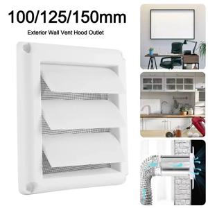 곤충망이 있는 공기 건조기 통풍구 커버 150*150mm/200*200mm 공기 시스템 네트 커버 스크린 그릴 커버 루버 통풍구 배출구