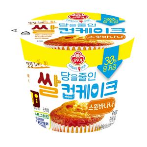 오뚜기 LIGHT&JOY 당을줄인 쌀컵케이크 스윗바나나 60g