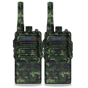 2팩 충전식 어린이용 무전기, 3마일 장거리, 2000mAh 대용량, 3-12세 남아 여아 생일 선물