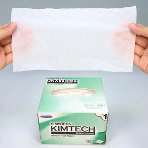 광섬유 세척용 KIMTECH Dustfre 종이 섬유광 세척 와이프 박스 (광섬유 클리너용)