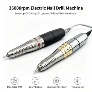 35000rpm 전동 네일 드릴 머신 슈퍼 업200 G5 서브200 업파워 E 파일 네일 드릴 핸드피스