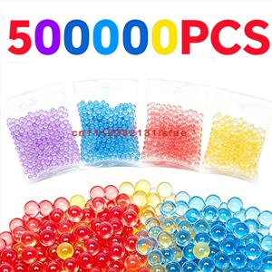 PP-야외 스포츠 사격 용품 50000개 7-8mm 투명 블루 EVA BB 탄환 에어소프트 블래스터용 예비 탄환