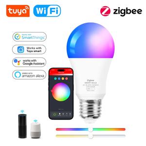 18W 15W Zigbee 3.0 Led 전구 RGB + WW + CW E27 Tuya Wifi 스마트 홈 Led 램프 Alexa Amazon Google Assistant와 호환 가능