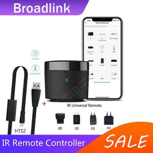 Broadlink RM4mini+HTS2 EU/UK/US/AU 플러그 IR 리모컨 공기/TV 셋톱 박스 Alexa google이 포함된 온도 습도 센서