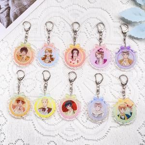 1/10PCS 애니메이션 캐릭터 헤타리아 아크릴 키체인 액세서리 만화 ​   열쇠고리 친구 선물 재미있는 가방 장식품 백팩 펜던트