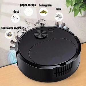 자동 전기 바닥 진공 청소기 3-in-1 1500Pa USB 충전식 무선 스위핑 걸레 (가정 및 사무실용)