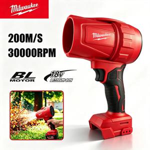 밀워키 무선 송풍기 700W 30000RPM 브러시리스 모터 송풍기, 눈 제거 및 먼지 청소용 가변 속도 도구 (본체만)