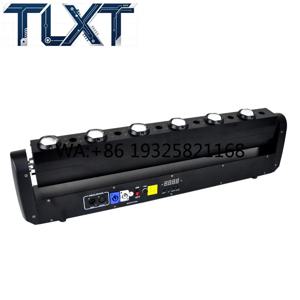 DMX512 무빙 헤드 라이트 6 RGB 빔 레이저 스트립 LED 무대 조명, CRI 80 IP33 디밍 가능, 나이트클럽에 적합