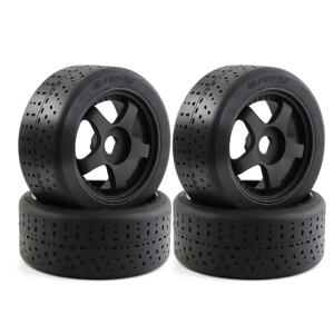 RS 고무 검정색 타이어 102*45mm 타이어 17Mm 휠 헥스 Arrma 1/7 Infraction Felony Limitless RC 자동차 업그레이드 부품