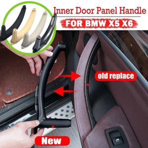 내부 왼쪽 오른쪽 승객 문짝 당김 핸들, 내부 커버 패널 트림 교체, BMW X5 X6 E70 E71 E72 2007-2013