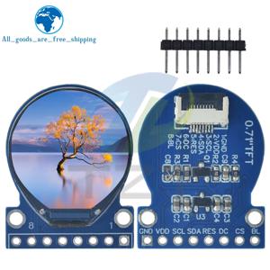 1/3PCS TFT 디스플레이 0.71 인치 TFT LCD 디스플레이 모듈 라운드 RGB 160*160 GC9A01 드라이버 8PIN SPI 인터페이스 160x160 PCB Arduino 용
