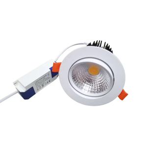 디밍이 가능한 매입형 COB LED Downlights5W 7W 9W 12W 15W 18W 각도 조절 가능한 스포트 라이트 AC85~265V LED 천장 조명 실내 조명