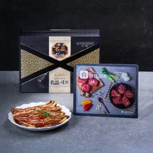 [특가 선물세트] 육가공 장인이 만든 미국산 초이스등급 꽃갈비 양념 LA갈비 3kg