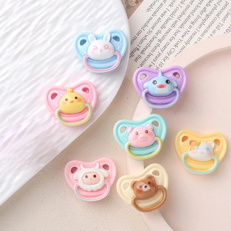 10Pcs 사랑스러운 미니 인형 젖꼭지 놀이 집 용품 인형을위한 더미 젖꼭지 아기 인형 어린이 장난감 아기 젖꼭지 액세서리