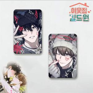 애니메이션 길드 회원 Next Door Neutaaaa Yeowoon 코스프레 카드 북마크 마크 카드 문구 장식품 엽서 2개/세트 소품
