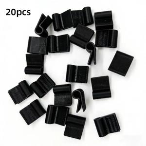 20pcs 자동차 인테리어 트림 케이블 클립 자동차 대시보드 배선 하네스 클립 인테리어 수정을 위한 케이블 관리 클립