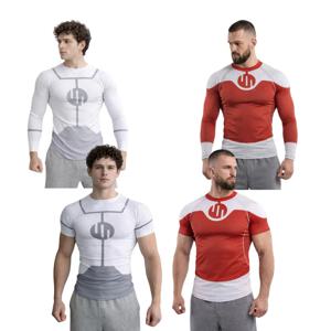 무적의 코스프레 래쉬가드 다이빙 티셔츠 BJJ 래쉬가드 긴/짧은 소매 MMA 의류 남녀 빌트루미트 짐 셔츠 코스튬