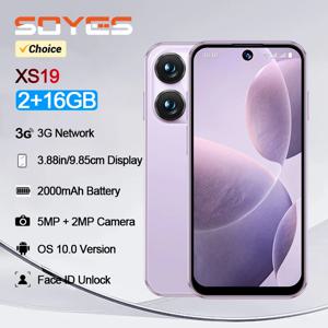 SOYES XS19 미니 스마트폰 3.88인치 2GB RAM 16GB ROM 안드로이드10.0 얼굴 인식 기능 듀얼 SIM 대기 3G 네트워크 소형 휴대폰
