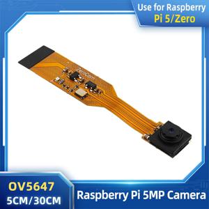 라즈베리 파이 제로 카메라 모듈 5MP 1080P OV5647 미니 웹캠 15 핀-22PIN 라즈베리 파이 5 제로 2 W 옵션 5cm 30cm