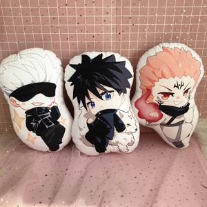 10cm 애니메이션 Jujutsu Kaisen 봉제 인형 Itadori Yuji Fushiguro Megumi Gojo Satoru 소프트 인형 쿠션 키즈 플러시 베개 완구