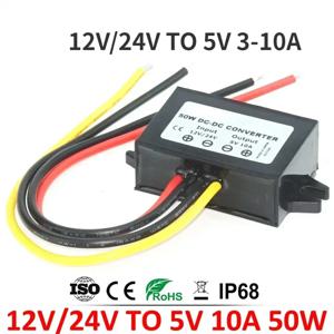 스텝 다운 DC DC 전력 컨버터, 버크 5 V 스위칭 전원 공급 장치, 자동차 LED용, 12 V 24V-5 V 5A 3A 10A, 8-36V