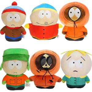 새로운 20cm SouthPark 플러시 장난감 만화 인형 스탠 카일 케니 카와이 만화 플러시 인형 아기 소년 소녀 선물 어린이를위한