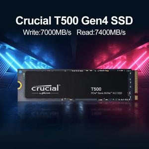 크루셜 T500 1TB Gen4 NVMe M.2 SSD 7300MB/s / M.2 SSD 히트싱크 (SKU 선택), 노트북 및 데스크탑 호환, OEM 패키지