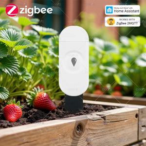 Zigbee 스마트 토양 테스터 식물 정원용 습도 온도 수분 센서는 홈 어시스턴트 Zigbee2MQTT와 함께 작동합니다.