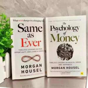 모건 하우즐의 책 2권: 돈의 심리학과 그대로의 그대로 영어판 책, 종이책, 영어도서, 책들