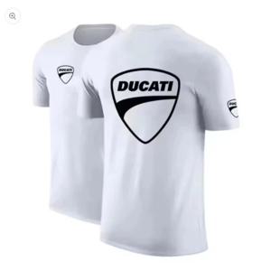 뜨거운 판매 오토바이 라이더 Ducati 티셔츠 야외 스포츠 레이싱 슈트 2026 새로운 빠른 건조 오버 사이즈 여름 짧은 소매 Ins Y2k