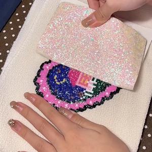 퓨즈 비즈용 핑크 다림질 종이, 내열 다림질 시트, 논스틱 재사용 가능 펄러 비즈 액세서리, DIY 공예 제작용