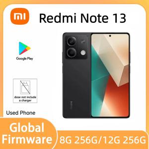 글로벌 펌웨어 정품 샤오미 레드미 노트 13 256GB 디멘시티 6080 울트라 140Hz LCD 디스플레이 64MP 트리플 카메라 5000mAh 중고폰