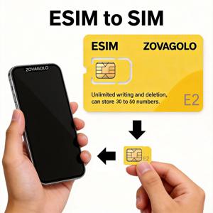 E2 ESIM 물리 카드 작성기 Type-C EUICC 카드 리더기 GSMA 표준 카드 30-50 ESIM 구성 파일
