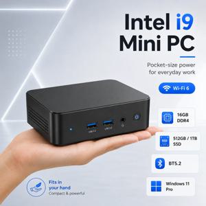 미니 PC 윈도우 11, 인텔 코어 I9-10980HK/인텔 N150, 16GB RAM, 1TB SSD, Wi-Fi 6, 블루투스 5.2, 사무실 및 학습용 미니 PC