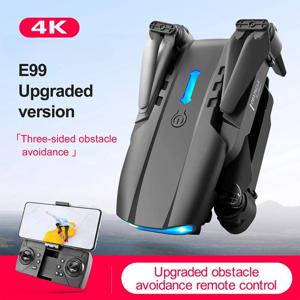 E99 접이식 드론 쿼드콥터 원격 제어 핸들 4축 항공기 HD 4K 사진 촬영 UAV 고도 고정