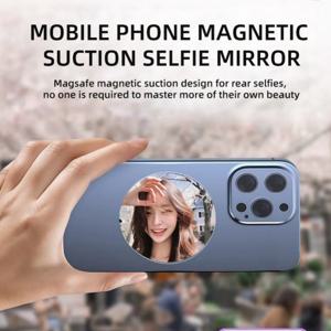MagSafe 자기식 휴대폰 후면 셀카 브이로그 미러 HD 사진 보조 카메라 볼록 거울 아이폰 삼성 사진 액세서리