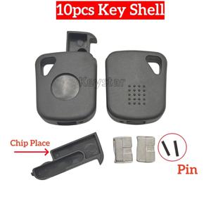 10pcs 원래 유니버설 KEYDIY 트랜스 폰더 쉘 HU66 자동차 키 칩 케이스 KD Xhorse VVDI 키 블레이드 키 헤드 칩 홀더