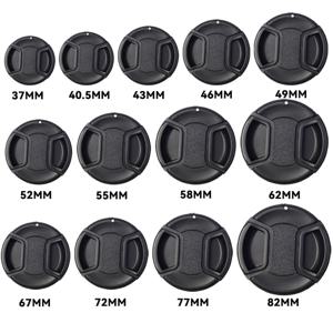 카메라 렌즈 캡 고품질 37mm 40.5mm 43mm 46mm 49mm 52mm 55mm 58mm 62mm 67mm 72mm 77mm 82mm 스냅온 전면 렌즈 캡 (카메라용)