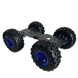 대형 섀시 130mm 휠 RC 탱크 4륜 구동 로봇 자동차 12V 모터 오프로드 자동차 섀시 아두이노 로봇 DIY 키트 프로그래밍 가능 로봇 자동차