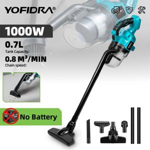 1000W 무선 전기 진공 청소기 충전식 가정용 실내 청소 도구 배터리 세트 없음 마키타 배터리 핀용