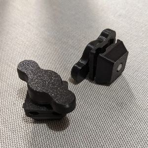 케더/카도르 피그 8 K-클램프용 1쌍, 표준 6mm X 6mm 드라이브어웨이 야외 캠핑 어닝 ABS 플라스틱 클램프 액세서리에 적합