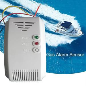 프로판 부탄 센서 가스 센서 알람, LPG 천연 모터, 홈 캠핑카, 해양 LED 플래시 알람 사운드, 12V