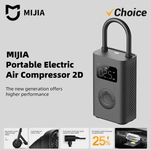 새로운 미지아 인플레이터블 트레저 에어 컴프레서 2D 2000mAh 휴대용 인플레이터 에어 펌프 2D 자전거 자동차 오토바이 공용 -CN