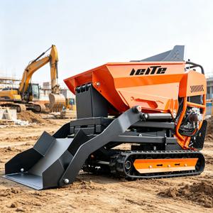 핫세일 LEITE 500kg 미니 크롤러 덤퍼 트랙형 덤퍼 자가 적재 유압식 소형 덤프트럭 농업용 맞춤 제작