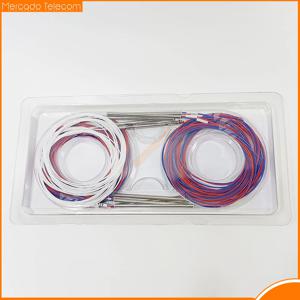 10pcs 1X2 광섬유 FBT 분배기 10/90 20/80 30/70 40/60 50/50 다양한 유형 1x2 0.9mm 커넥터가 없는 불균형 커플러