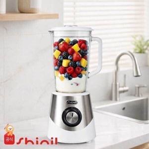 글라스 믹서기 SMX-235W 유리컵 1.5L 야채 과일 주스 이유식 초고속 블렌더