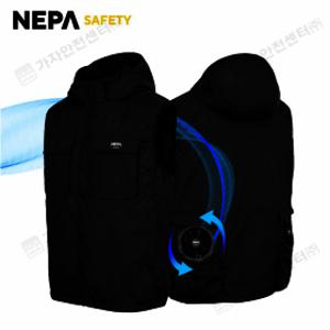 쿨링조끼 네파 Safety 2IN1 FAN 선풍기조끼 아이스팩 멀티포켓 야외활동 레저 작업복 워크웨어