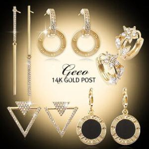14K GOLD-pin귀걸이/링귀걸이/진주귀걸이